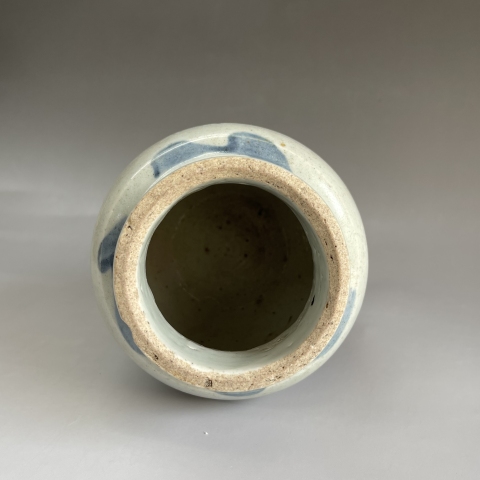 古玩陶瓷青花福字紋罐拍賣，當前價格460元