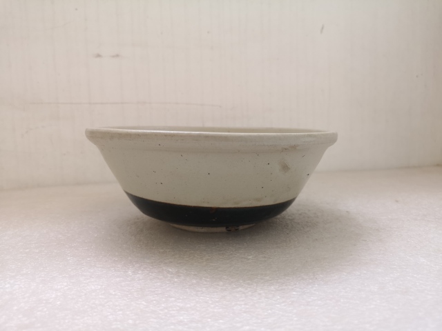 古玩陶瓷元末明初磁州窯壽字碗拍賣，當前價格1100元