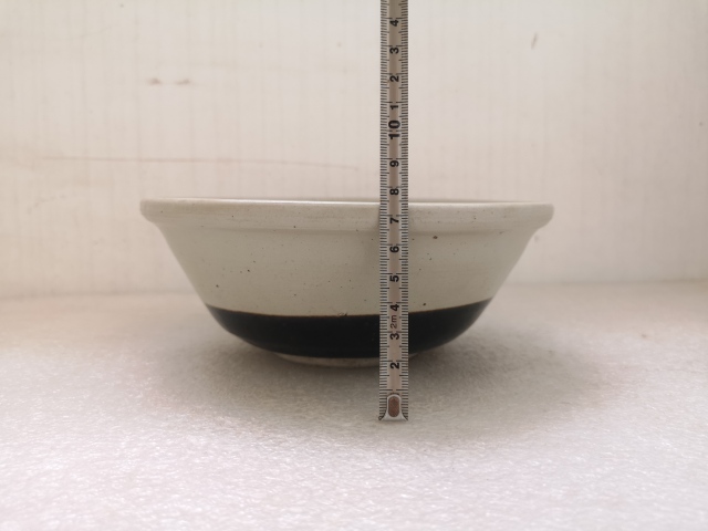 古玩陶瓷元末明初磁州窯壽字碗拍賣，當前價格1100元