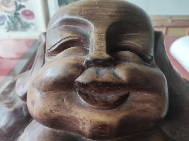 古玩雜項精品木雕彌勒佛拍賣，當前價格688元