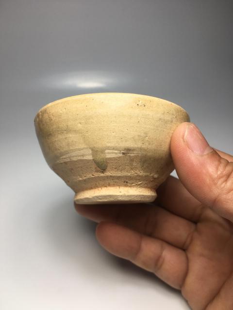 古玩陶瓷(越窯)青釉杯拍賣,當前價格999元