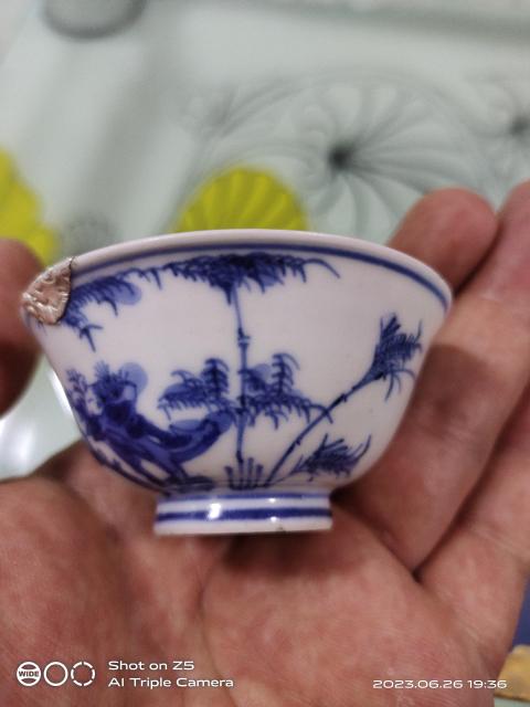 古玩陶瓷17世紀 青花花卉紋小杯拍賣,當前價格2222元