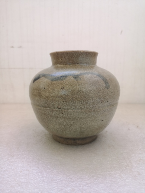 古玩陶瓷清早期青花罐拍賣,當(dāng)前價(jià)格580元