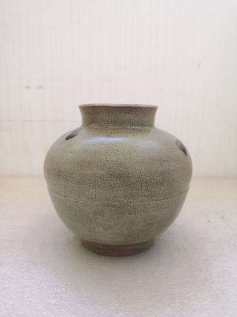 古玩陶瓷清早期青花罐拍賣,當(dāng)前價(jià)格580元