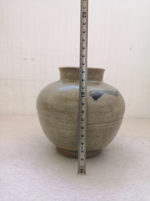 古玩陶瓷清早期青花罐拍賣,當(dāng)前價(jià)格580元