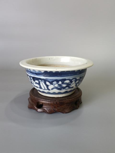 古玩陶瓷清中期·青花夔龍香爐～最好的品相拍賣，當(dāng)前價格800元