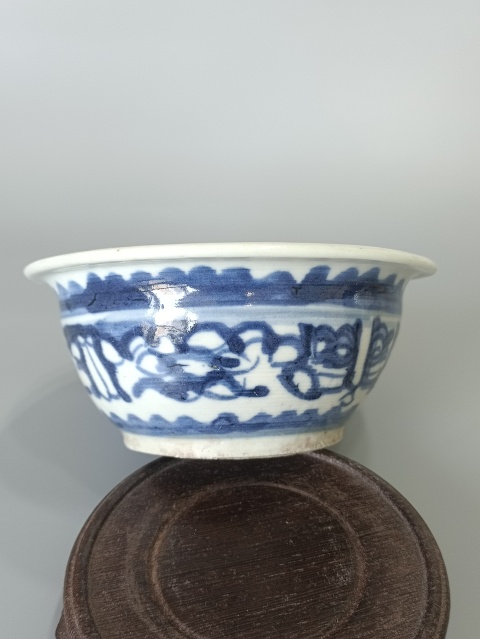 古玩陶瓷清中期·青花夔龍香爐～最好的品相拍賣，當(dāng)前價格800元