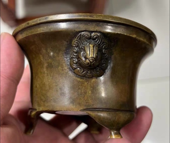 古玩銅器天雞耳法盞爐拍賣，當前價格39850元