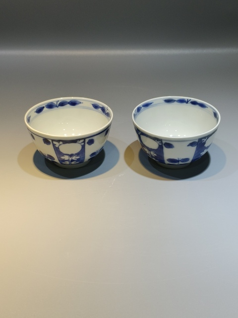 古玩陶瓷(新年放漏中)清-康熙-青花留白-花卉紋品茗杯-一對拍賣,當前價格0元
