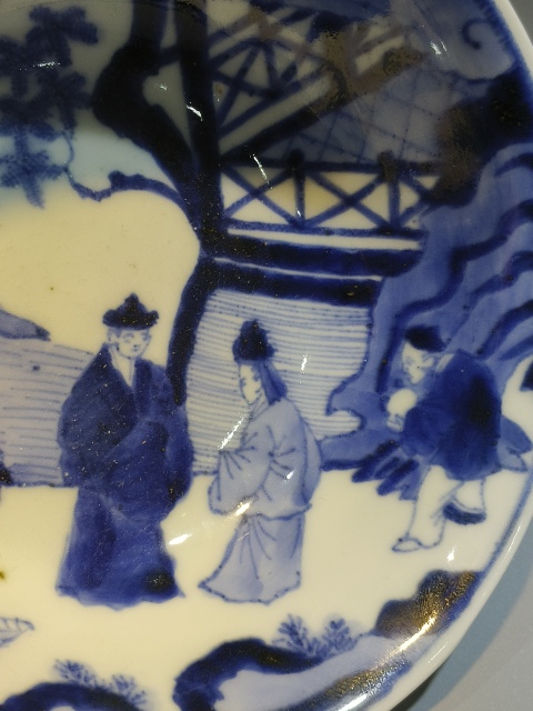 古玩陶瓷(新年放漏中)清末民初-人物故事紋-青花水洗拍賣,當(dāng)前價(jià)格730元