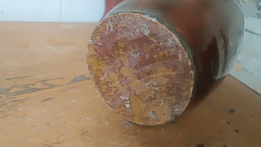 古玩陶瓷清中鈞紅釉羅漢瓶拍賣，當前價格3600元