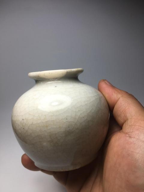 古玩陶瓷哥釉石榴尊拍賣，當前價格1600元