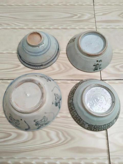 古玩陶瓷明代青花碗一窩拍賣,當前價格800元