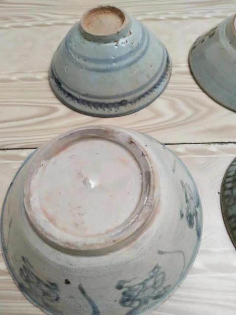 古玩陶瓷明代青花碗一窩拍賣,當前價格800元