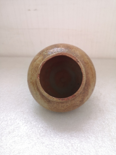 古玩陶瓷黃釉罐拍賣,當前價格750元
