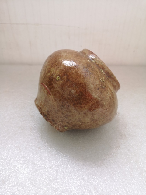 古玩陶瓷黃釉罐拍賣,當前價格750元