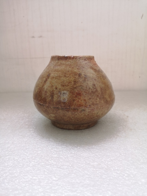 古玩陶瓷黃釉罐拍賣,當前價格750元
