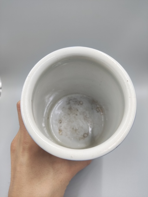 古玩陶瓷民國-青花山水紋筆筒拍賣,當前價格3888元
