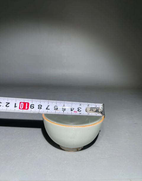 古玩陶瓷收藏佳品白釉雞心杯拍賣，當前價格2888元