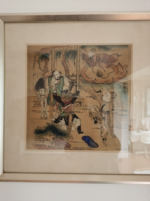 古玩字畫木板年畫《西游記》拍賣,當前價格120000元