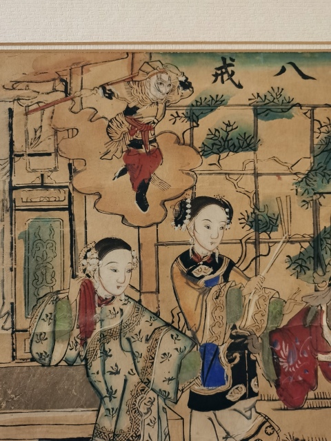 古玩字畫木板年畫《西游記》拍賣,當前價格120000元