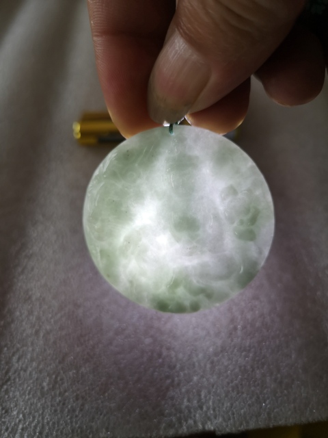 古玩玉器天然翡翠雕“文殊菩薩”掛牌拍賣，當前價格450元