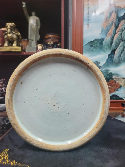 古玩陶瓷清中晚期青花云龍趕珠紋將軍罐拍賣，當前價格28000元