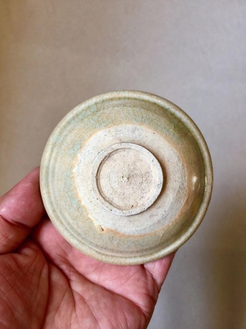 古玩陶瓷影青釉茶盞拍賣，當前價格680元