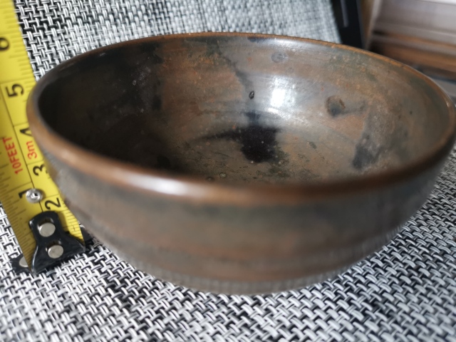古玩陶瓷磁州窯系褐釉碗拍賣,當(dāng)前價(jià)格2222元