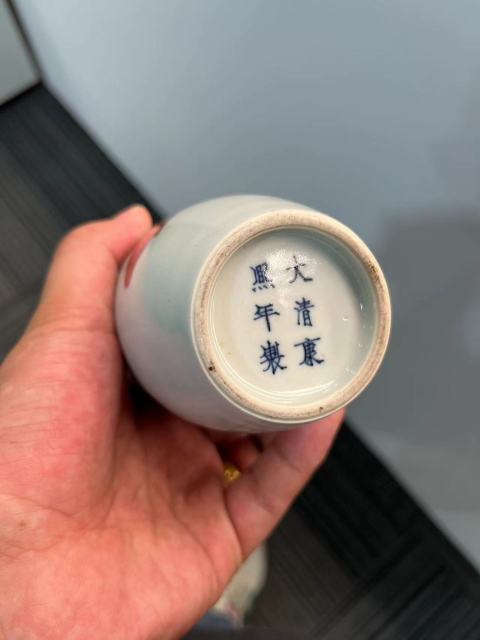 時代物 釉里紅魚藻紋盖罐 中国古玩 唐物 古陶瓷品 歴史有る年代物WWTT187 元時代 釉里紅 纏枝牡丹文蓋付大梅瓶 唐物 箱付き 陶磁器 中国