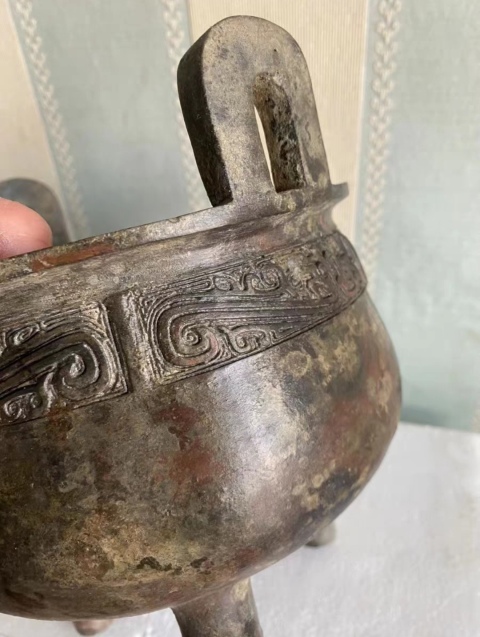 古玩銅器鼎式爐拍賣,當(dāng)前價(jià)格68900元