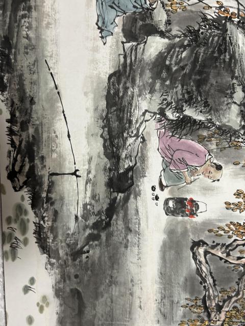 古玩字畫劉紹紅《溪山雅意圖》拍賣,當前價格1788元