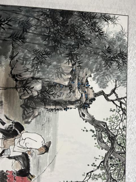 古玩字畫劉紹紅寫意《人物橫幅》拍賣,當前價格1788元