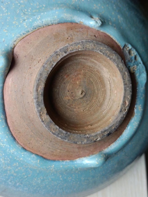 古玩陶瓷域鑒實物鑒定!元代鈞窯天藍釉大碗,全網孤品!拍賣,當前價格6000元