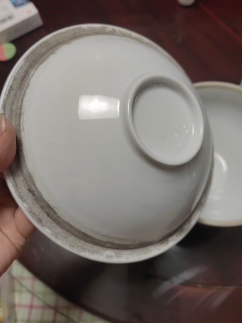 古玩陶瓷乾隆樓臺亭閣山水紋青花高足暖鍋拍賣,當前價格35000元