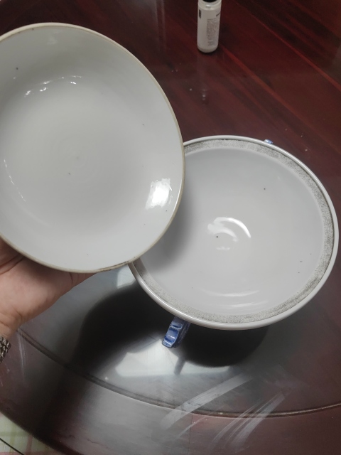 古玩陶瓷乾隆樓臺亭閣山水紋青花高足暖鍋拍賣,當前價格35000元