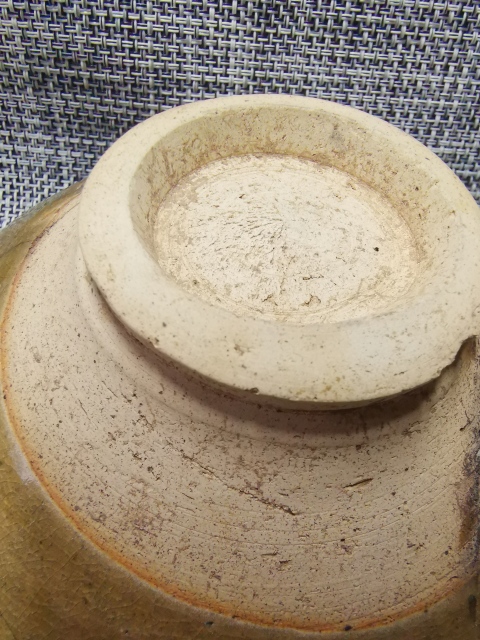古玩陶瓷元代，鈞窯黃釉大碗拍賣，當前價格3333元