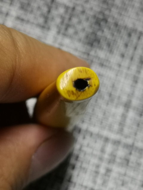 古玩雜項民國,黃明料煙嘴拍賣,當前價格666元