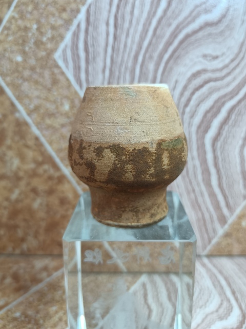古玩陶瓷宋代吉州窯彩陶水盂拍賣,當(dāng)前價(jià)格1680元