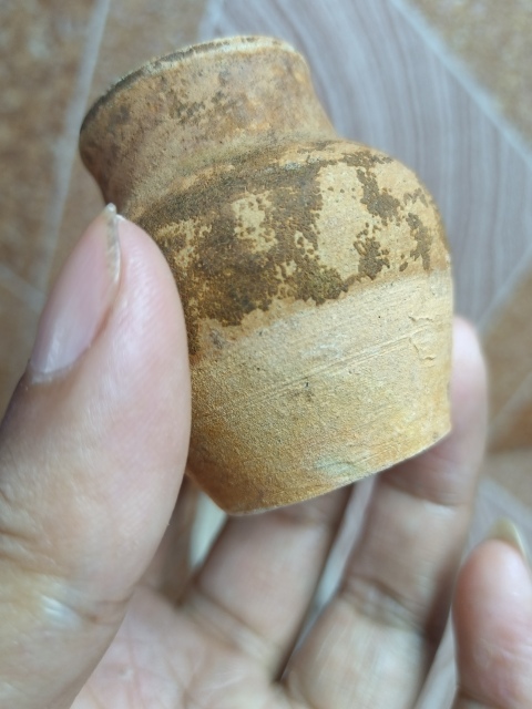 古玩陶瓷宋代吉州窯彩陶水盂拍賣,當(dāng)前價(jià)格1680元