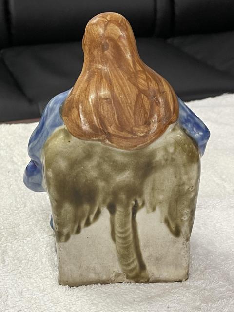 古玩陶瓷粉彩人物塑像拍賣,當前價格600元