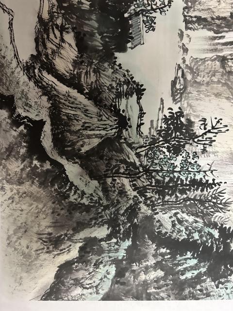古玩字畫龍秀生《山水》拍賣,當前價格588元