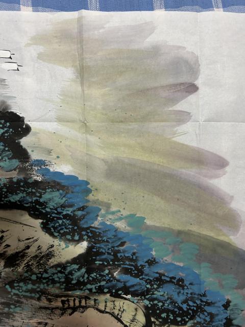 古玩字畫占山《山高水長》拍賣,當前價格458元
