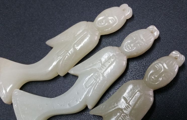 古玩玉器和田玉雕“玉舞人”拍賣，當(dāng)前價(jià)格900元
