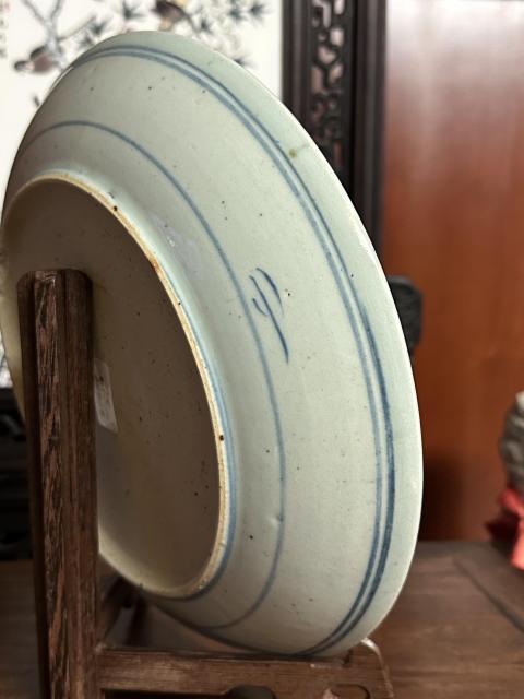 古玩陶瓷乾隆飄帶繡球獅子紋盤(pán)拍賣(mài),當(dāng)前價(jià)格6500元