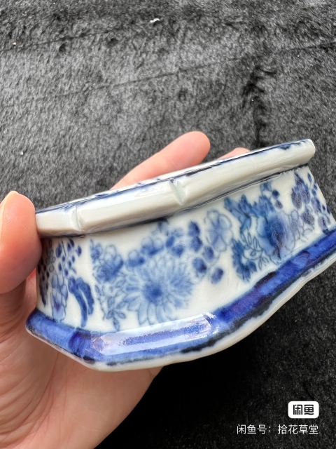 古玩陶瓷晚清青花指舔拍賣,當前價格2850元