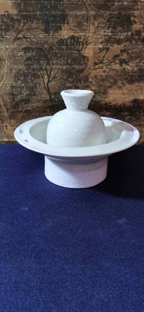 古玩陶瓷青白釉茶器盞和托拍賣,當前價格8000元