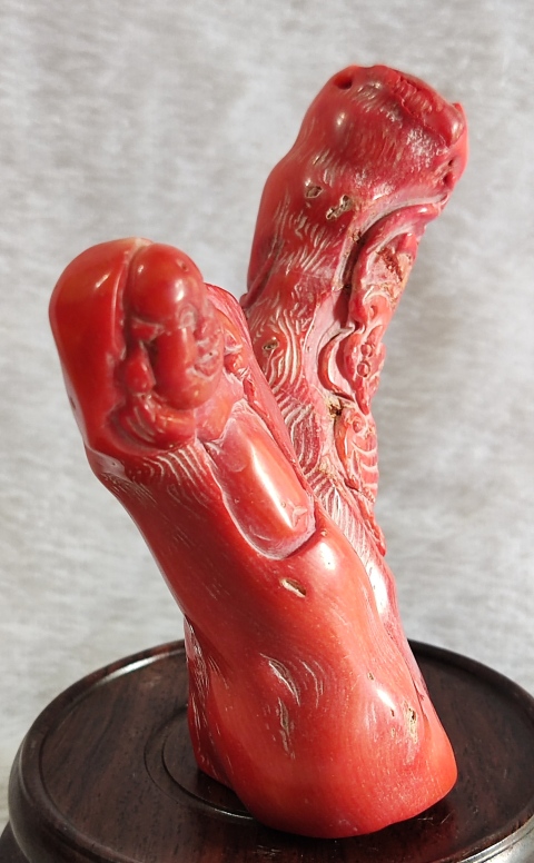 古玩雜項仿**雕人物擺件拍賣，當前價格888元