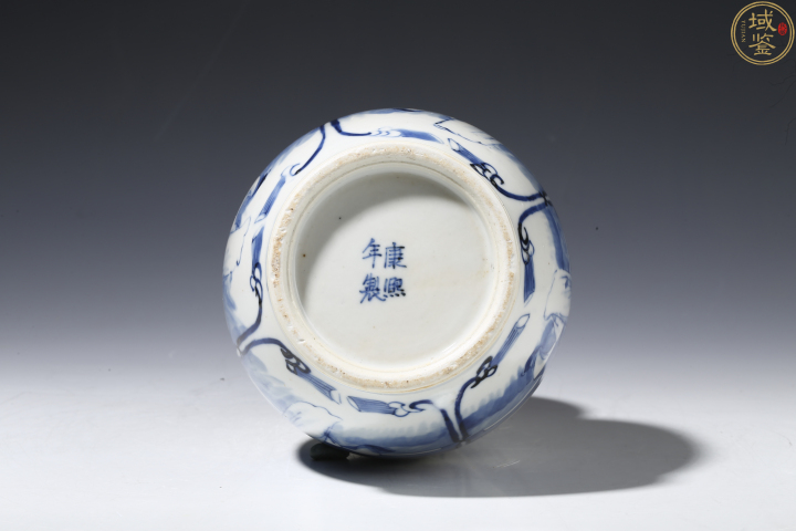 古玩陶瓷清光緒青花仕女嬰戲圖葫蘆瓶拍賣，當前價格16800元