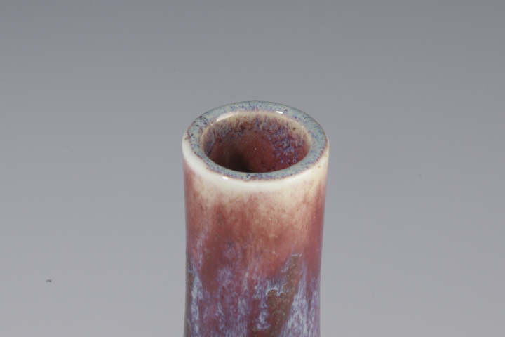 古玩陶瓷清中晚·窯變釉膽瓶拍賣(mài)，當(dāng)前價(jià)格15000元